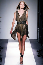 Load image into Gallery viewer, CHRISTOPHE DECARNIN SS10 MILITARY CHAIN DRESS