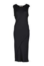 Load image into Gallery viewer, BIAS CUT DRESS W/ SNAP CLOSURE