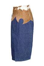 Load image into Gallery viewer, FW97 “ITS A JUNGLE OUT THERE” COWHIDE SKIRT