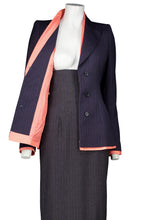 Load image into Gallery viewer, FW97 “ITS A JUNGLE OUT THERE” PINSTRIPE BLAZER