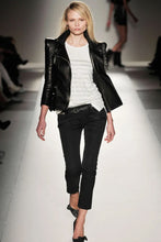 Load image into Gallery viewer, CHRISTOPHE DECARNIN FW09 WIDE SHOULDER LEATHER JACKET