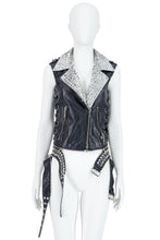 Load image into Gallery viewer, CHRISTOPHE DECARNIN SS11 STUDDED BIKER VEST