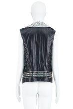 Load image into Gallery viewer, CHRISTOPHE DECARNIN SS11 STUDDED BIKER VEST