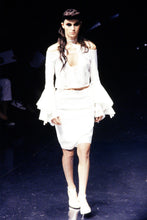 Load image into Gallery viewer, SS02 "THE DANCE OF THE TWISTED BULL" FLAMENCO ROSE BLOUSE