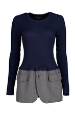 Load image into Gallery viewer, COMME DES GARÇONS FW93 DECONSTRUCTED SWEATER BLAZER