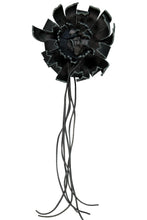 Load image into Gallery viewer, COMME DES GARÇONS "DARK ROMANCE" FW05 MESH TOP WITH LEATHER APPLIQUÉ