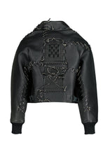 Load image into Gallery viewer, COMME DES GARÇONS SS05 "BIKER BALLERINA" LEATHER JACKET
