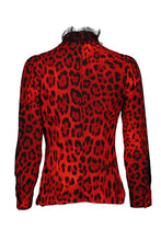 Load image into Gallery viewer, LEOPARD AND LACE SHIRT