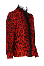 Load image into Gallery viewer, LEOPARD AND LACE SHIRT