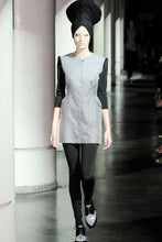 Load image into Gallery viewer, JUNYA WATANABE SS10 DECONSTRUCTED CHECKERED HOURGLASS DRESS