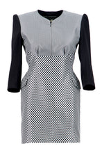 Load image into Gallery viewer, JUNYA WATANABE SS10 DECONSTRUCTED CHECKERED HOURGLASS DRESS