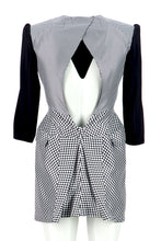 Load image into Gallery viewer, JUNYA WATANABE SS10 DECONSTRUCTED CHECKERED HOURGLASS DRESS