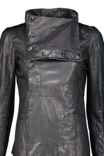 Load image into Gallery viewer, FW10 "GLEAM" SQUARE CUT LEATHER JACKET