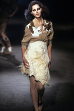 Load image into Gallery viewer, FW97 "ITS A JUNGLE OUT THERE" COW HIDE SWEATER