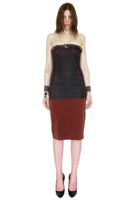 Load image into Gallery viewer, ALEXANDER MCQUEEN FW98 "JOAN" DENIM BUSTIER