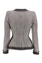Load image into Gallery viewer, FW09 "HORN OF PLENTY" HOUNDSTOOTH BLAZER