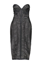 Load image into Gallery viewer, ALEXANDER MCQUEEN 2003 CORSET DRESS