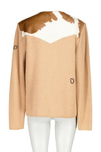 Load image into Gallery viewer, ALEXANDER MCQUEEN FW97 "ITS A JUNGLE OUT THERE" COW HIDE SWEATER