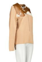 Load image into Gallery viewer, ALEXANDER MCQUEEN FW97 "ITS A JUNGLE OUT THERE" COW HIDE SWEATER
