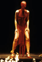 Load image into Gallery viewer, FW98 "JOAN" POINTED TOE WRAP HEELS WITH WEBBED PUMP S.38