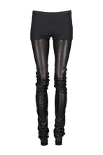 Load image into Gallery viewer, ANN DEMEULEMEESTER FW01 LEATHER LEGGINGS