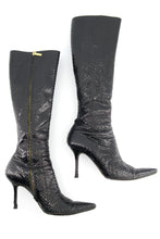 Load image into Gallery viewer, KNEE HIGH PYTHON BOOTS S.39