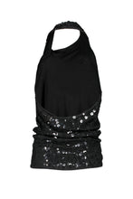 Load image into Gallery viewer, 2006 SEQUIN HALTER TOP