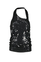 Load image into Gallery viewer, 2006 SEQUIN HALTER TOP