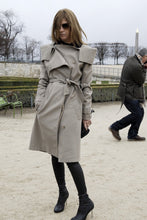 Load image into Gallery viewer, FW08 SQUARE SHOULDER TRENCH COAT