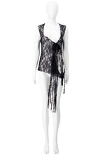 Load image into Gallery viewer, FW07 SHREDDED LACE TOP
