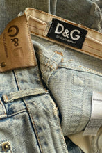 Load image into Gallery viewer, DOLCE AND GABBANA SS03 SLASHED JEANS