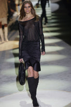 Load image into Gallery viewer, TOM FORD SS04 CROC SKIRT IN SILK