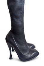 Load image into Gallery viewer, FW09 "HORN OF PLENTY" THIGH HIGH BOOTS S.38