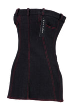 Load image into Gallery viewer, ALEXANDER MCQUEEN FW98 "JOAN" DENIM BUSTIER