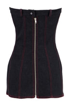 Load image into Gallery viewer, ALEXANDER MCQUEEN FW98 "JOAN" DENIM BUSTIER