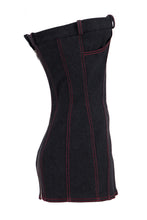 Load image into Gallery viewer, ALEXANDER MCQUEEN FW98 "JOAN" DENIM BUSTIER