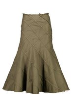 Load image into Gallery viewer, SS02 CROSSED FLARE DENIM SKIRT