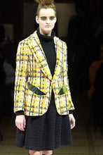 Load image into Gallery viewer, JUNYA WATANABE FW01 TWEED CONCEALED BLAZER