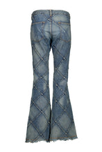 Load image into Gallery viewer, JUNYA WATANABE SS02 CROSSED FLARE JEANS