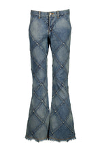 Load image into Gallery viewer, JUNYA WATANABE SS02 CROSSED FLARE JEANS
