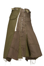 Load image into Gallery viewer, FW06 DECONSTRUCTED MILITARY PATCHWORK SKIRT