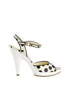 Load image into Gallery viewer, MIU MIU POLKA DOT HEELS