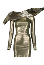 Load image into Gallery viewer, RICK OWENS SS20 ‘TECUATL’ SEQUIN SCULPTED DRESS