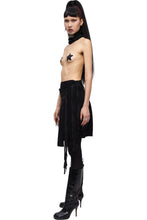 Load image into Gallery viewer, ANN DEMEULEMEESTER FW02 FRINGE PLEATED SKIRT
