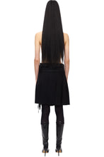 Load image into Gallery viewer, ANN DEMEULEMEESTER FW02 FRINGE PLEATED SKIRT