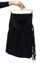 Load image into Gallery viewer, ANN DEMEULEMEESTER FW02 FRINGE PLEATED SKIRT
