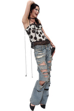 Load image into Gallery viewer, POLKA DOTTED CORSET TOP