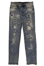 Load image into Gallery viewer, DISTRESSED PAINT DENIM