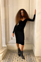 Load image into Gallery viewer, DSQUARED2 BOAT NECK MIDI DRESS