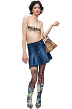 Load image into Gallery viewer, BLUMARINE BB LOVER DENIM SKIRT